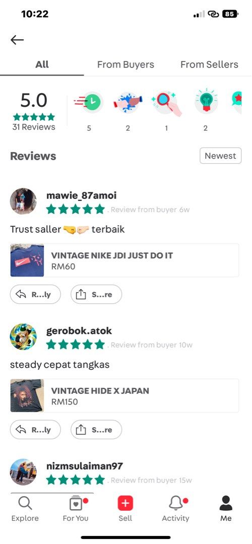 ACCOUNT SEBELUM NI KENA BANNED, Announcements on Carousell