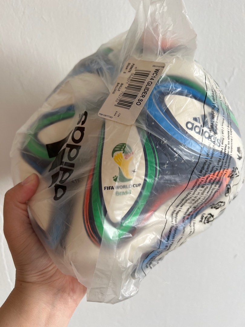 Adidas Brazuca FIFA World Cup Brazil 2014 match ball - Size 5 with SONY  logo, Sports Equipment, Sports & Games, Racket & Ball Sports on Carousell