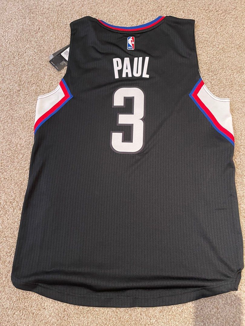 Black chris paul clippers jersey online