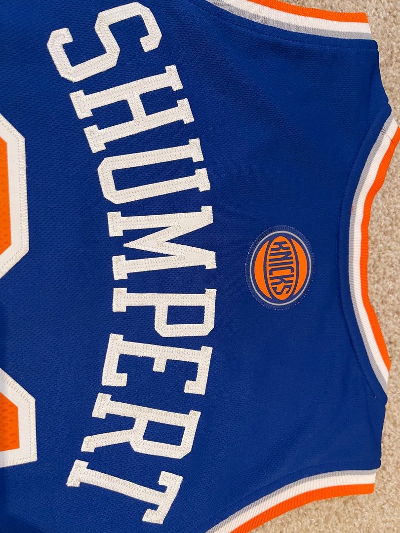 adidas Iman Shumpert New York Knicks Replica Player Jersey - White