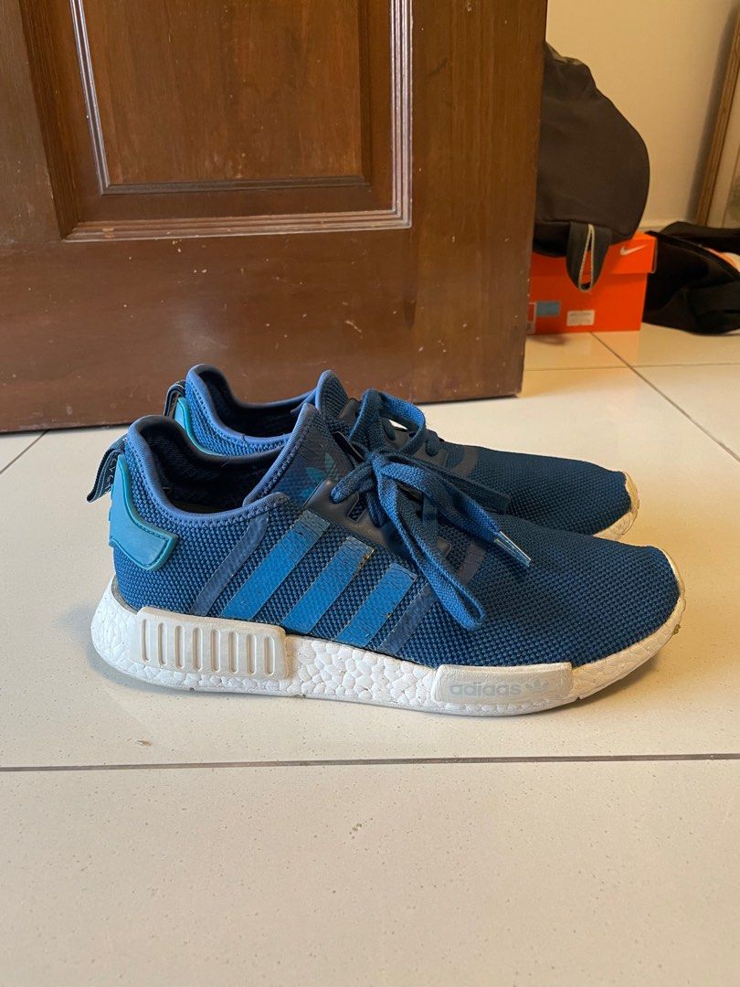 Nmd blue hot sale mesh