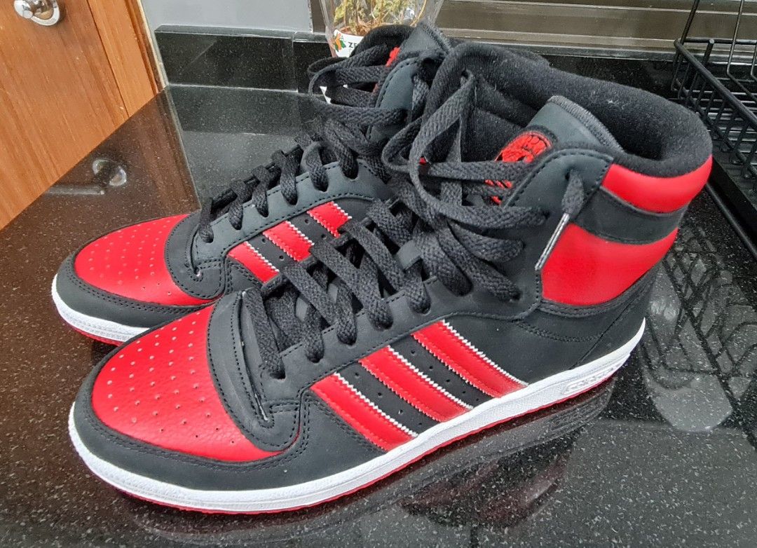 Adidas Top Ten RB Chicago Bulls Red and Black