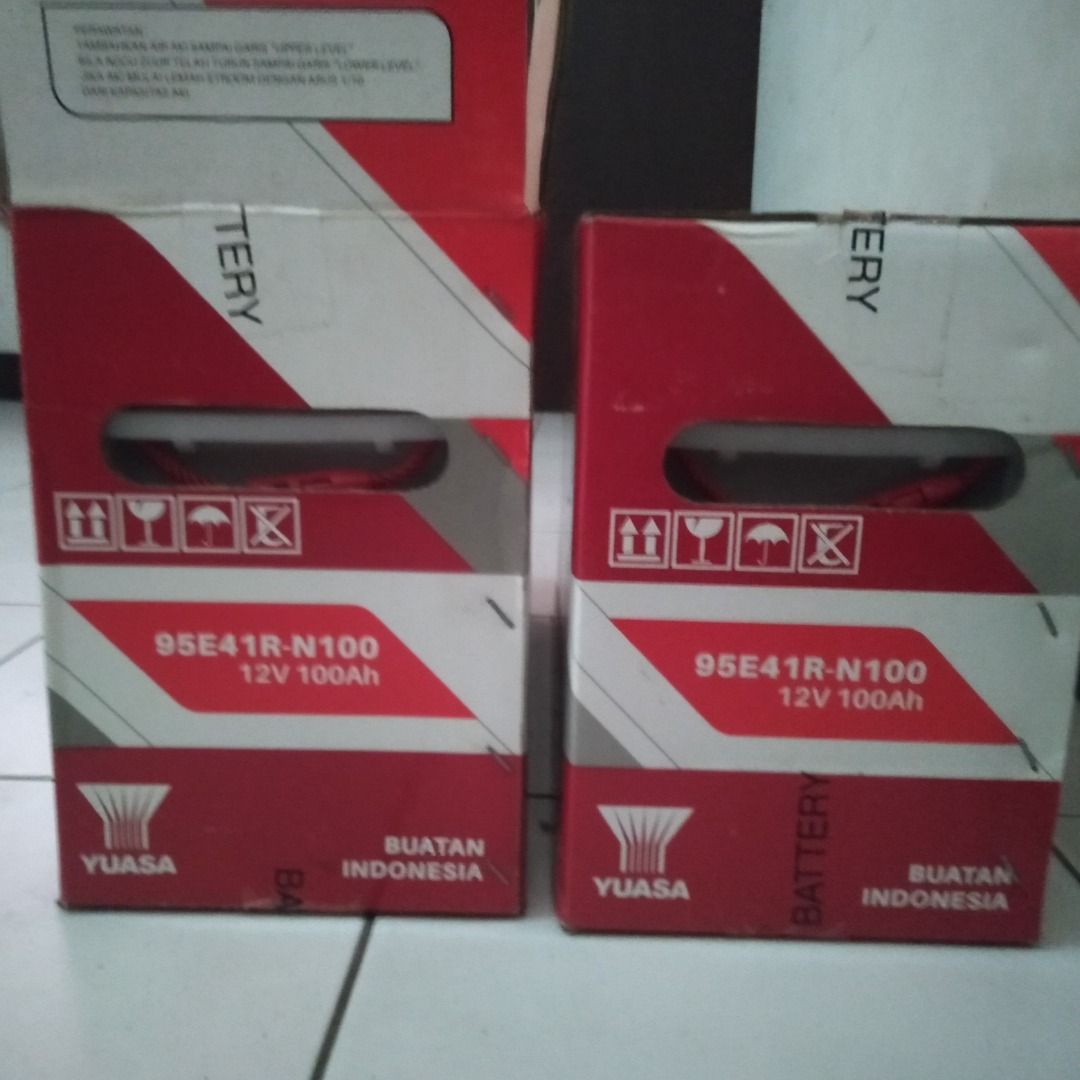 Aki Yuasa Ori Pafecta N100/95E41R Aki Basah 12V / 100A, Auto