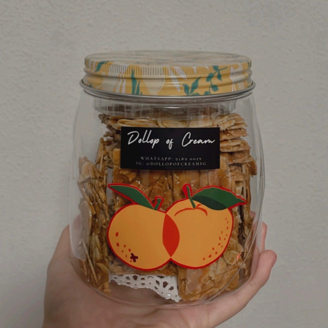 Almond Florentine, Food & Drinks, Homemade Bakes on Carousell