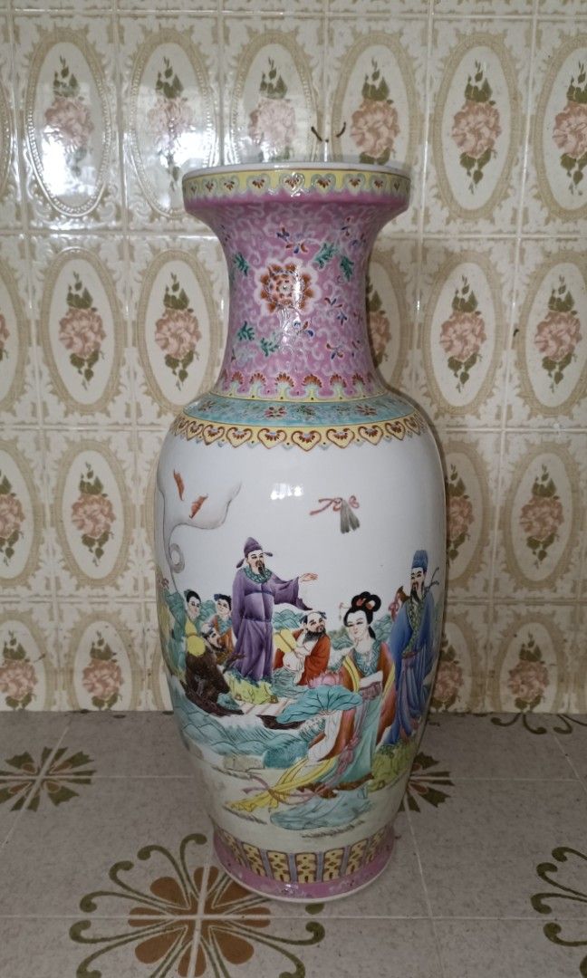 Ancient Chinese Vase 60cm height, Furniture & Home Living, Home Decor