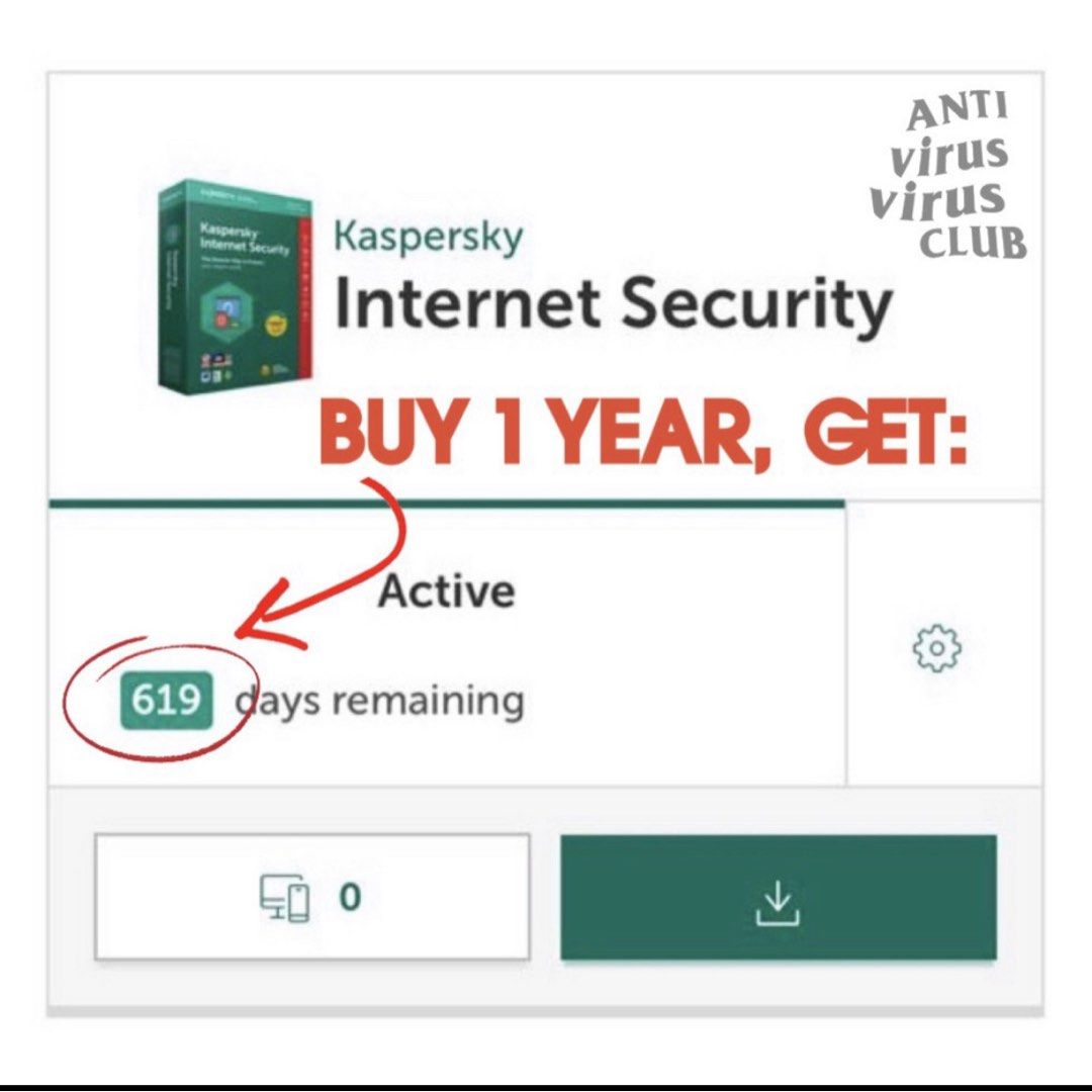 Anti-Virus Kaspersky, Computers & Tech, Parts & Accessories ...