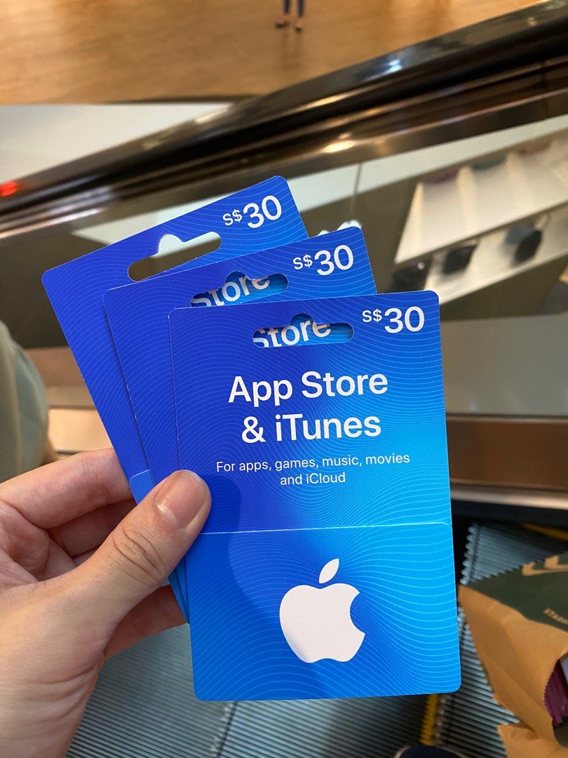 Apple iTunes Gift Card ($30), Computers & Tech, Parts & Accessories, Other  Accessories on Carousell
