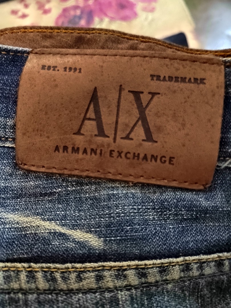 Armani Exchange Jean ORIGINAL, Men's Fashion, Bottoms, Jeans on Carousell