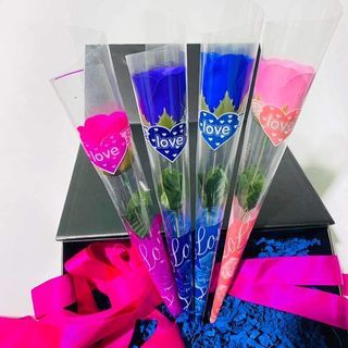 Artificial Rose Bouquet Single Branch Flower Valentine's Day Gift or Birthday /Anniversary and Mother's Day Gift