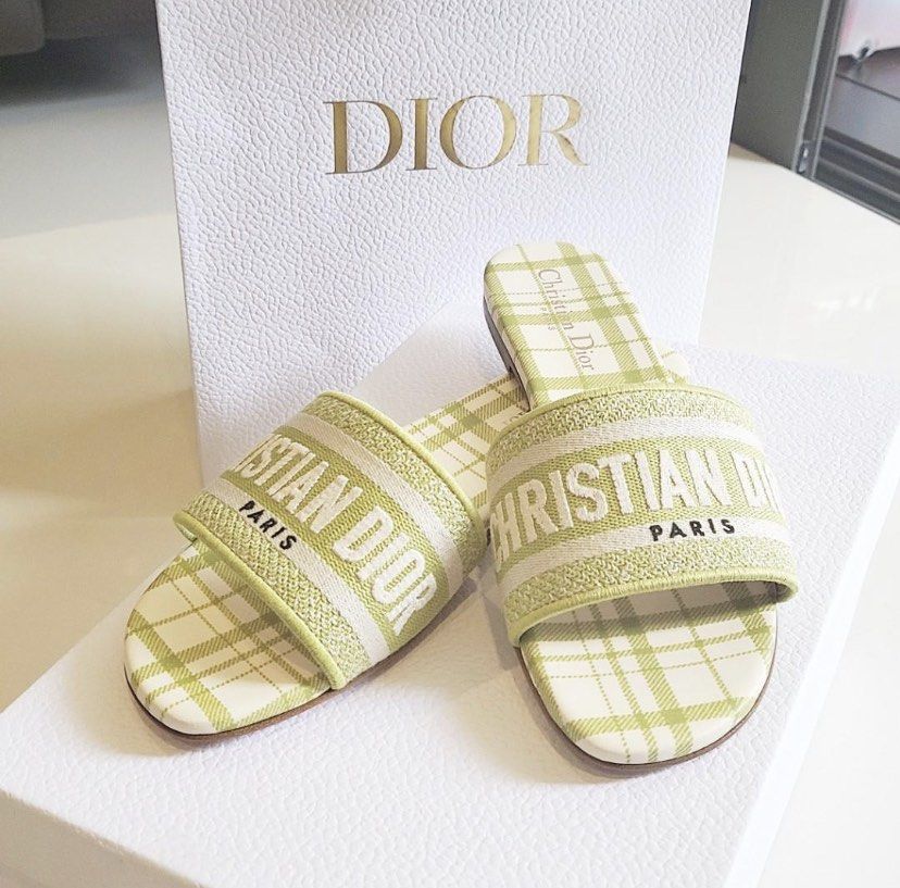 Authentic Christian Dior Dway Slides Women s Fashion Footwear
