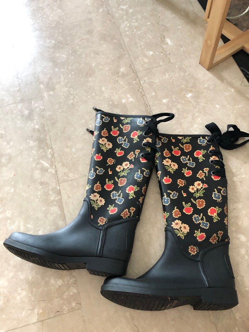 Authentic Coach Flower Boots EUR 39 Women s Fashion Footwear