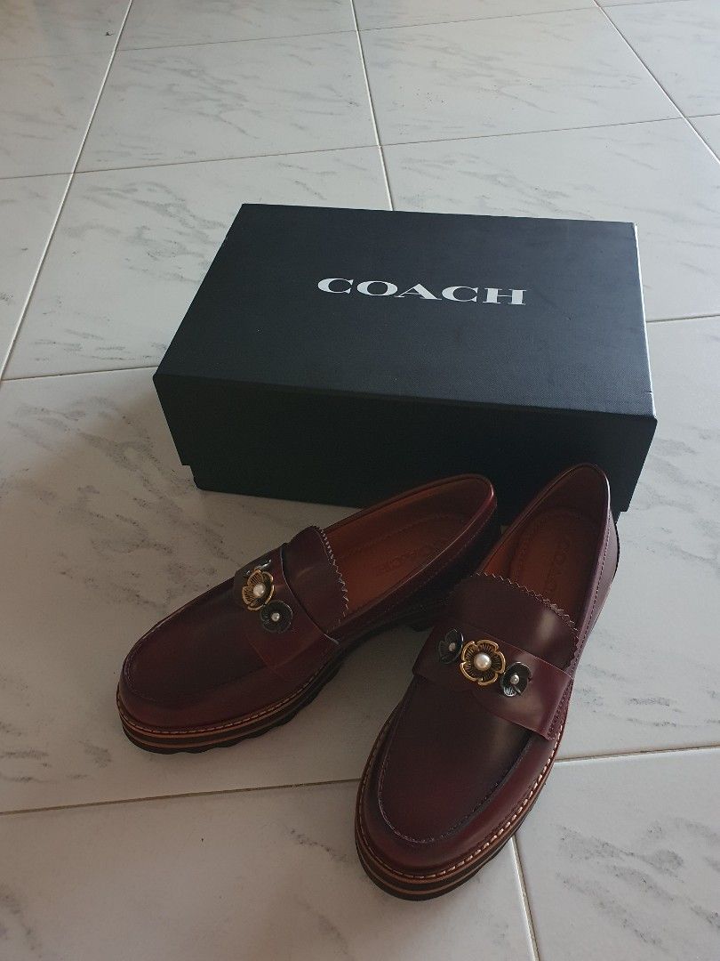 Coach lenox best sale loafer