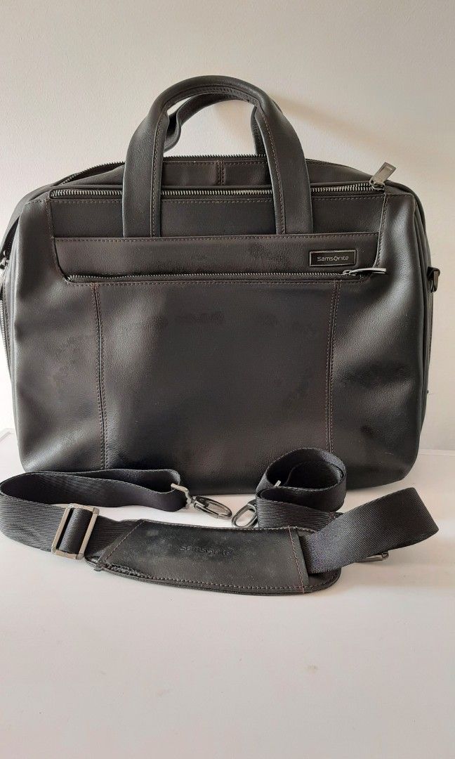 Samsonite leather new arrivals office bags