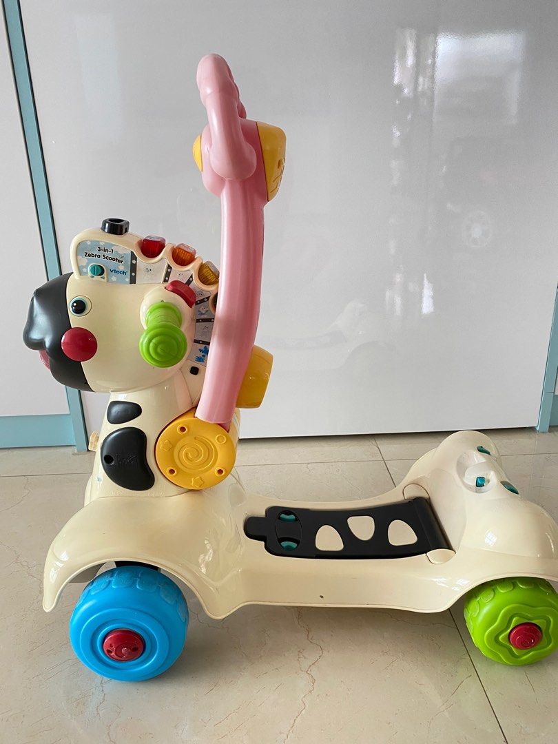 Baby Zebra Scooter / Walker, Babies & Kids, Infant Playtime on Carousell