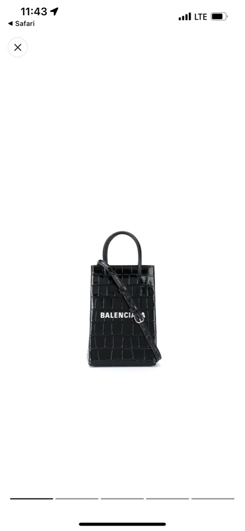 Balenciaga phone pouch 2025