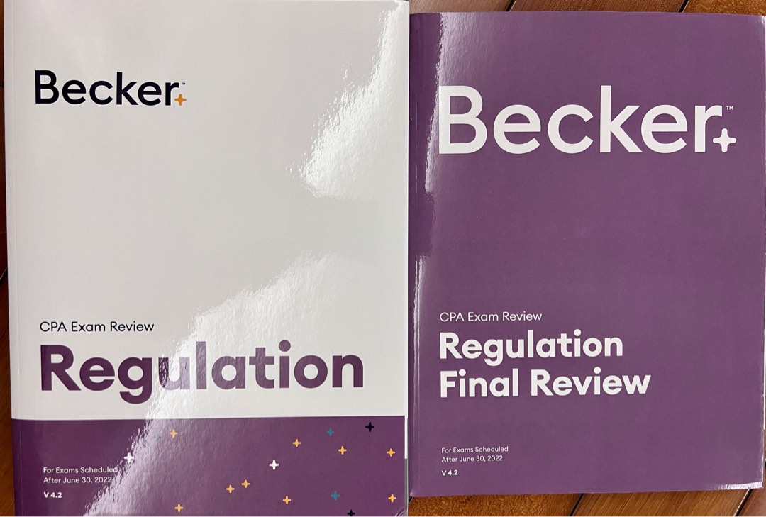 Becker CPA regulation v4.2, 興趣及遊戲, 書本 & 文具, 教科書 Carousell