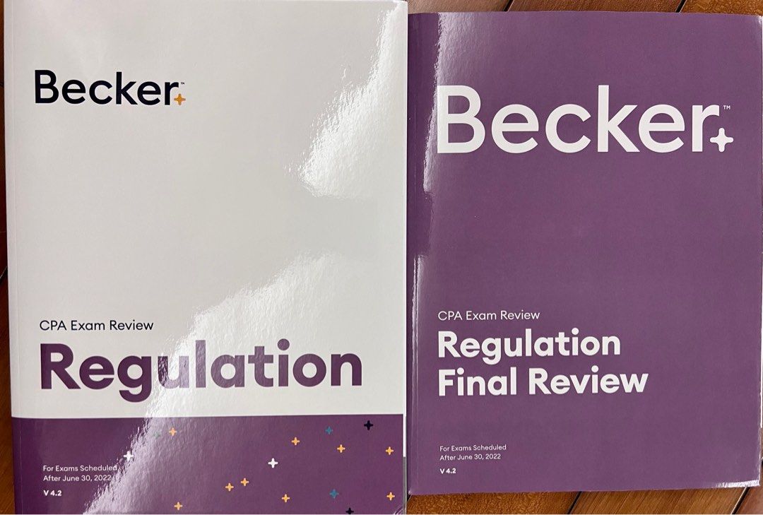 Becker CPA regulation v4.2, 興趣及遊戲, 書本 & 文具, 教科書 Carousell