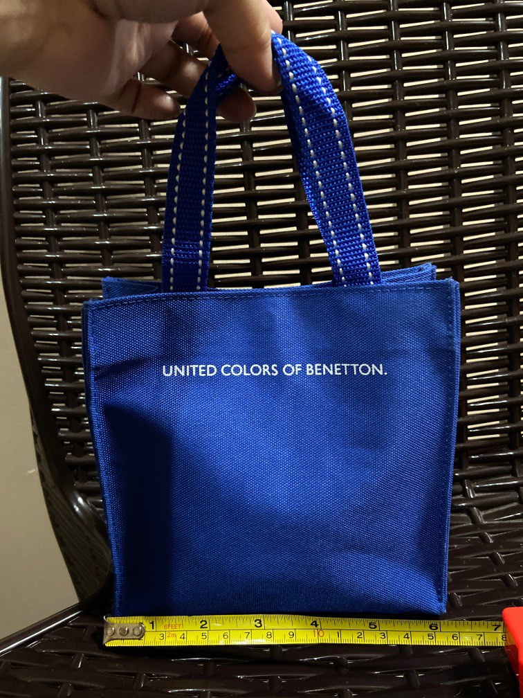 Benetton Small Blue Tote Bag Babies Kids Babies Kids Fashion