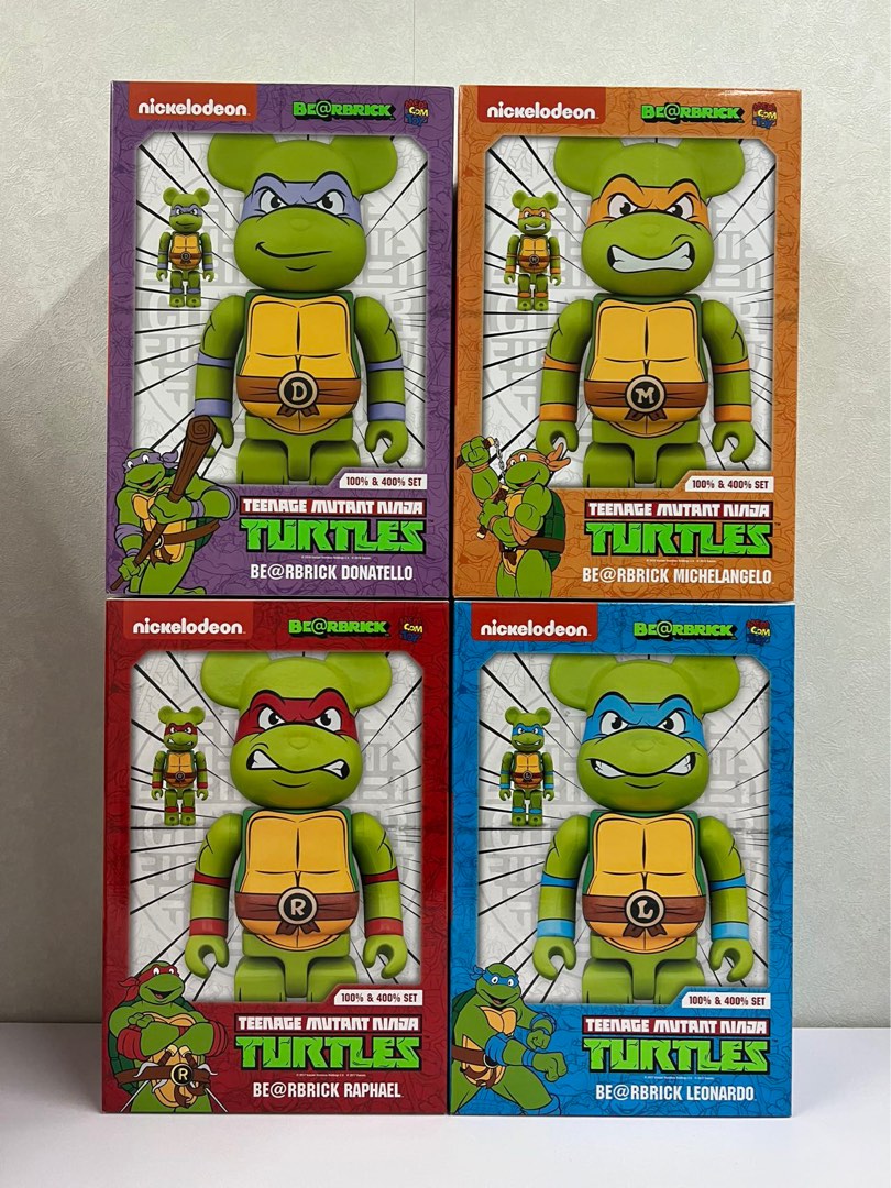 BE@RBRICK 忍者龜Teenage Mutant Ninja Turtles 100% & 400% BEARBRICK