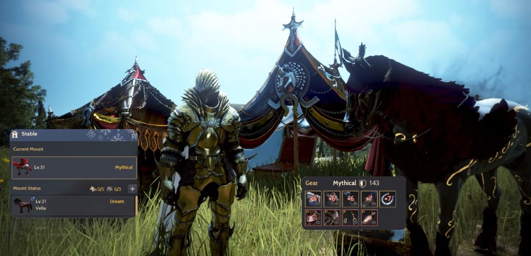 Black Desert Online Account HIGHEND T10 MYTHICAL HORSE UNLI HP