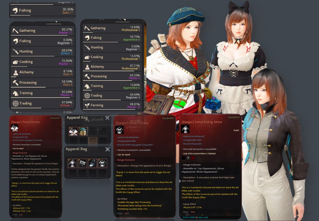 Black Desert Online Account HIGHEND T10 MYTHICAL HORSE UNLI HP