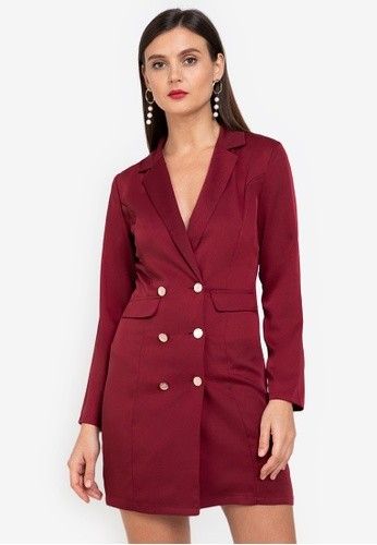 BNWT Zalora red blazer dress