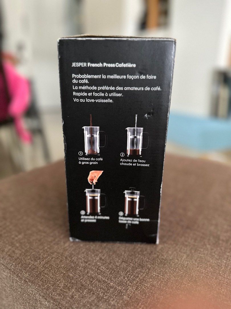 bodum JESPER French Press Coffee Maker TV Home Appliances Kitchen Appliances Coffee Machines Makers on Carousell