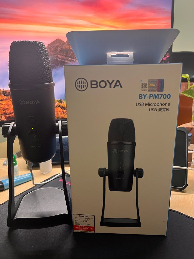 BOYA USB Microphone BY PM 700, Audio, Microphones on Carousell