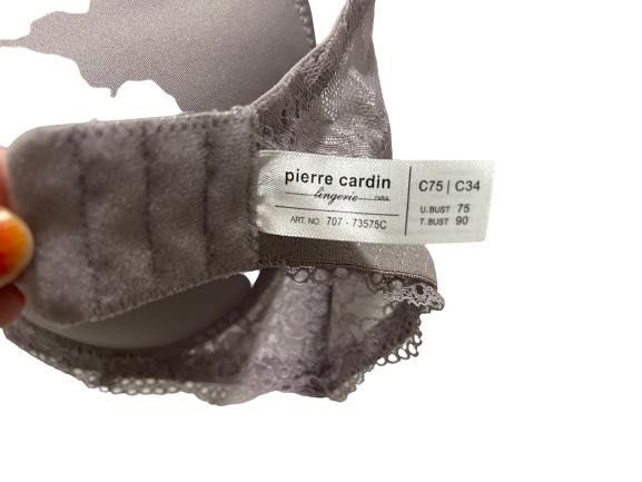 Bra Pierre Cardin C34 (Grey), Women's Fashion, New Undergarments &  Loungewear on Carousell