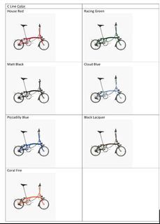 Brompton A Line P line C Line ready stock S3L S6L M6L H6L  MrBromp  Brompton M2L M3L M6L M2R M3R M6R S2L S3L S6R H2L H3L H6L H2R H3R H6R  rack M4L M4R S4L S4R cloud  gloss black edition  flame lacquer Piccadilly blue Explore Utility Urban Mid Low