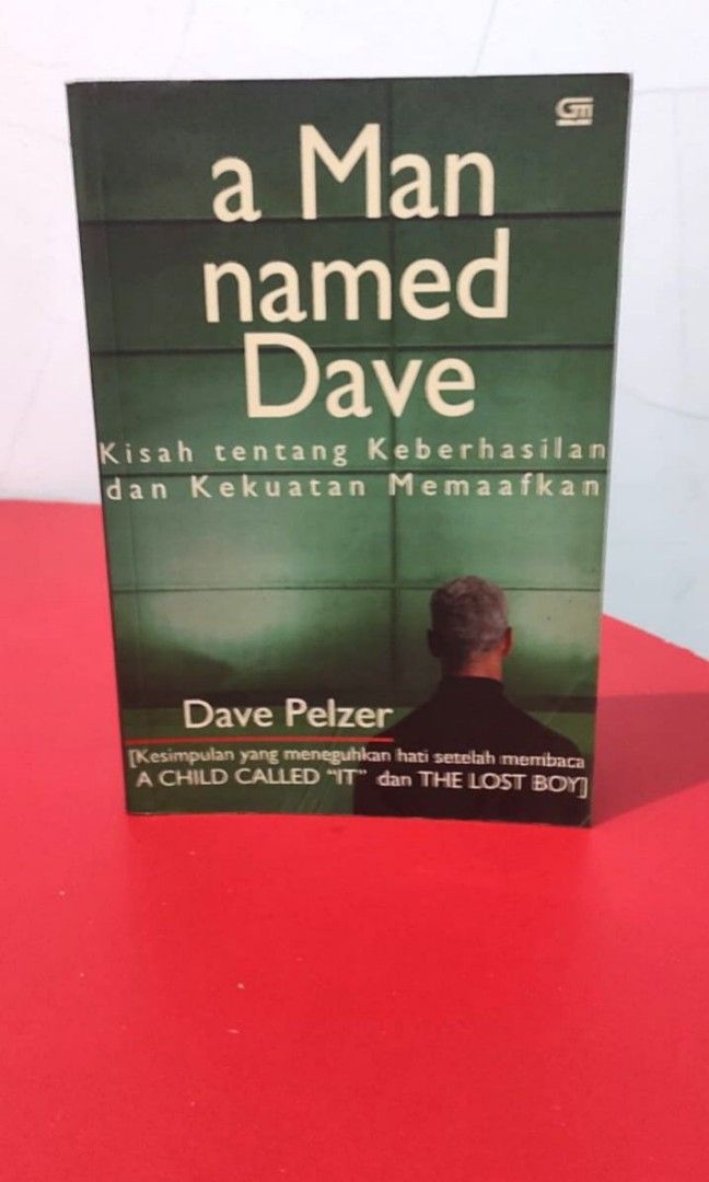 Buku novel a man named dave by dave pelzer books stationery books