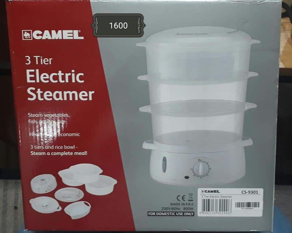 Camel 3tier Electric Steamer, TV & Home Appliances, Irons & Steamers on