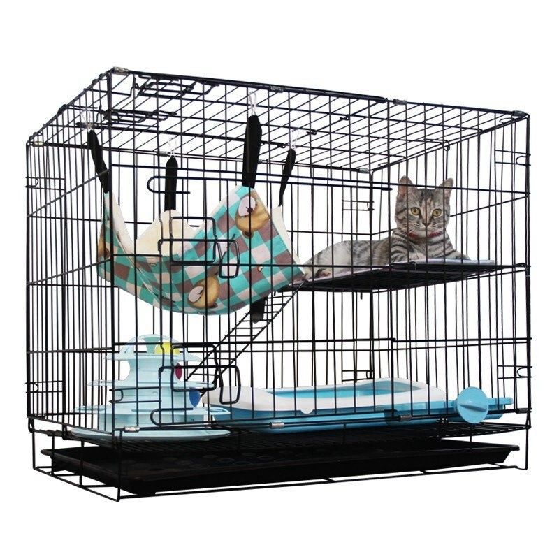 Cat cage 2 tier, Pet Supplies, Homes & Other Pet Accessories on Carousell