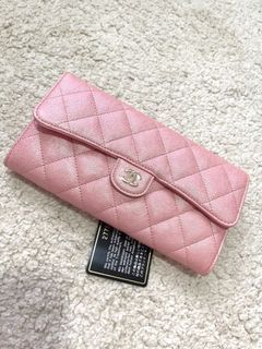 Affordable iridescent wallet on chanel For Sale, Luxury