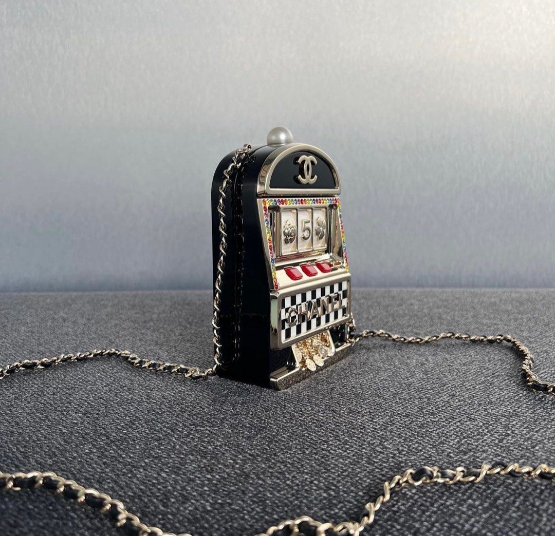 Chanel Jackpot Minaudière, Luxury, Bags & Wallets on Carousell