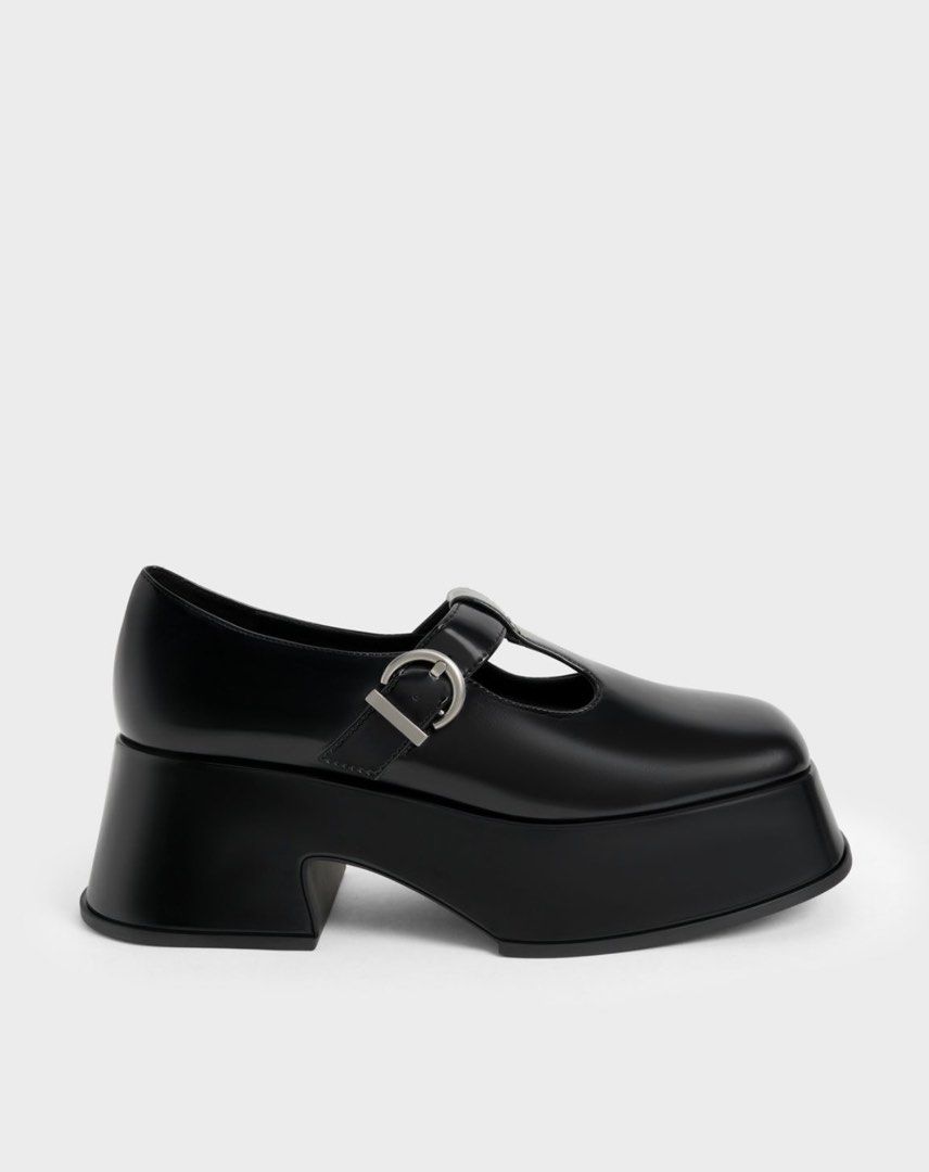 Charles Keith platform t bar mary janes Women s Fashion