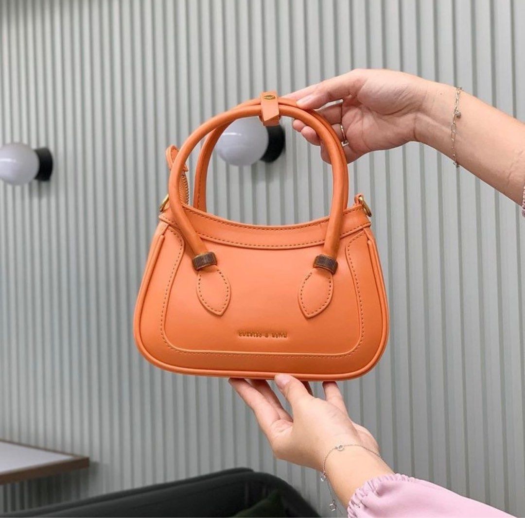 Charles and Keith Double Handle Crossbody Bag, Women's Fashion, Bags & Wallets, Crossbody Bags