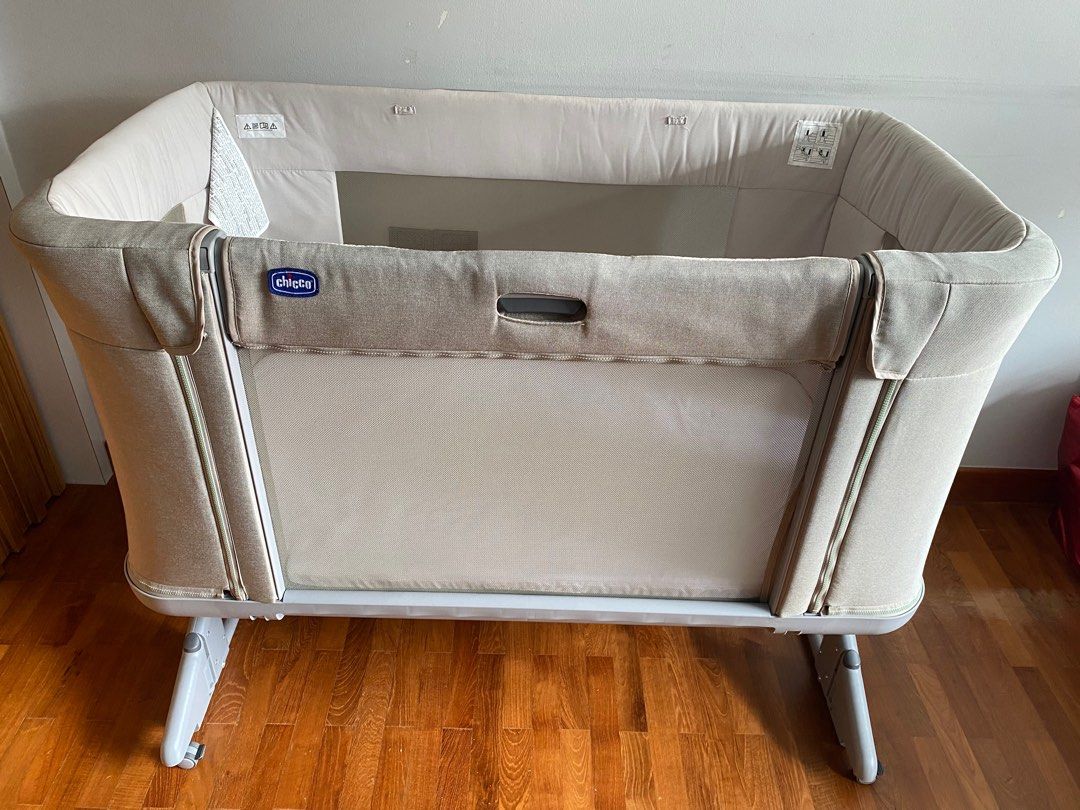 Chicco Next2me Forever Co Sleeping Cot in Sand Babies Kids