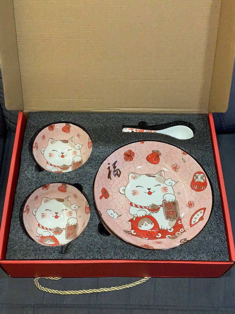 CNY Bowl & Plates Set, Furniture & Home Living, Kitchenware & Tableware