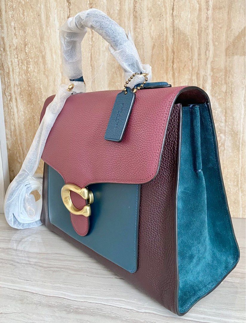 Coach Tabby top Handle in Colorblock