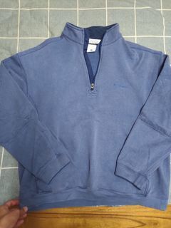 Columbia 哥倫比亞灰藍色半拉鍊上衣 古著 二手選物 Vintage