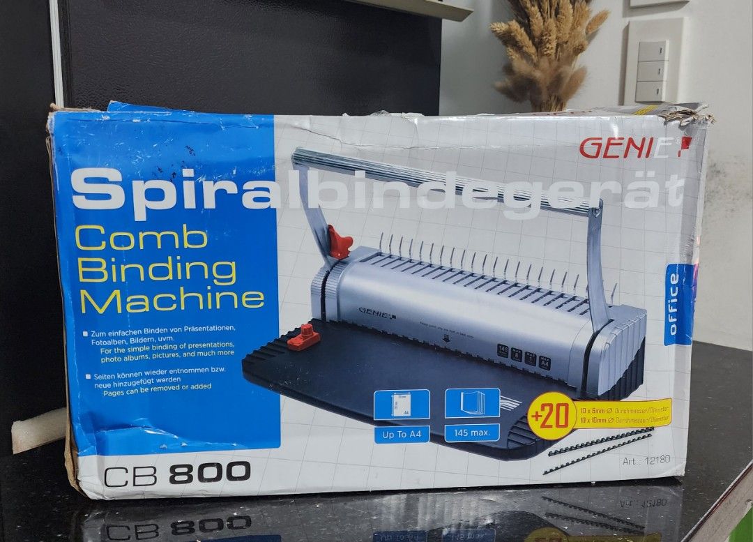 Comb Binding Machine, TV & Home Appliances, Other Home Appliances on