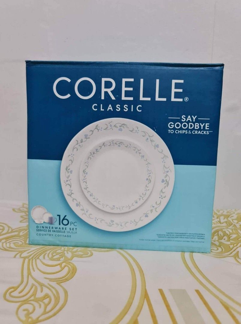 Corelle Dinner Set 16pc, Furniture & Home Living, Kitchenware