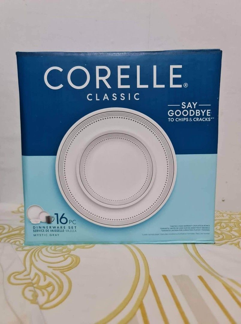 Corelle Dinner Set 16pc, Furniture & Home Living, Kitchenware