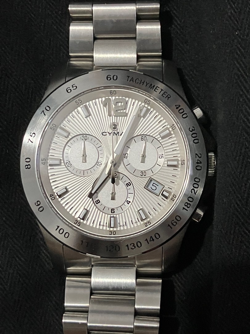 Cyma new arrivals chronograph watch