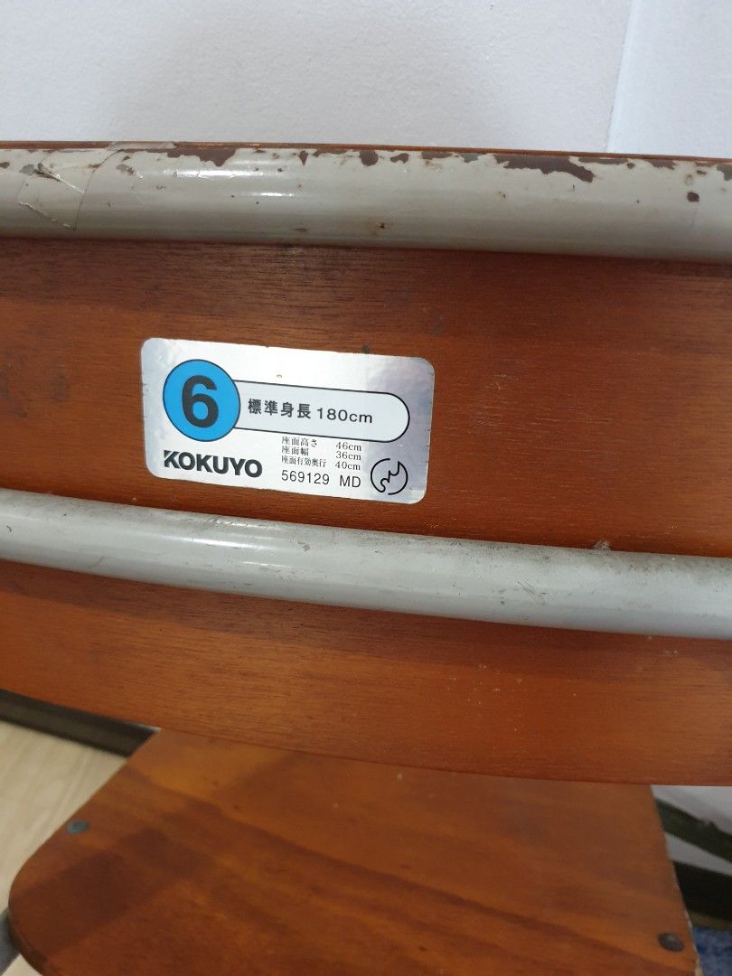 Daiichi Table and kokuyo chair, Furniture & Home Living, Office ...