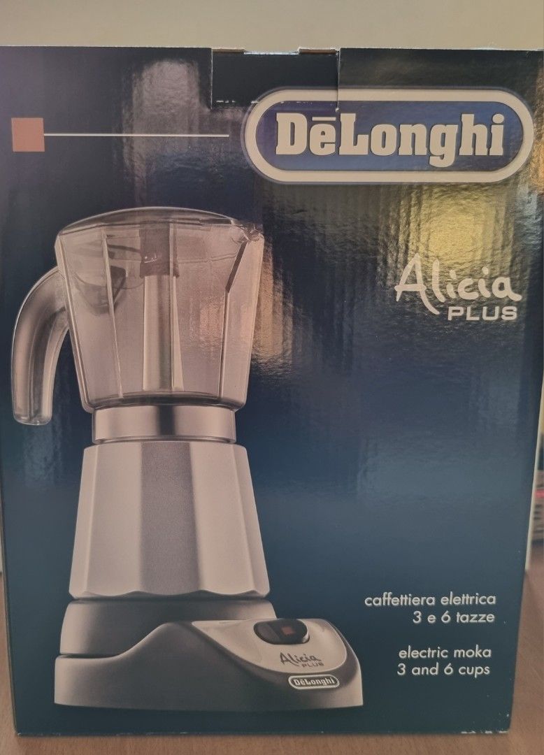 DeLonghi Alicia 6 Cup Electric Moka Pot