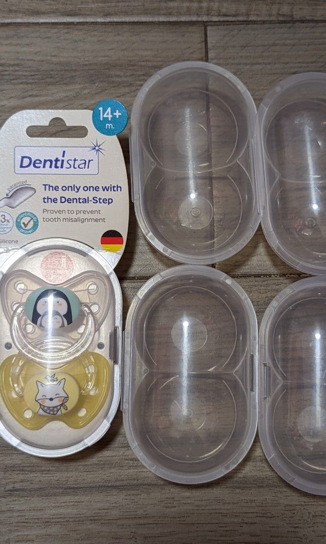 Dentistar pacifier boxes, Babies & Kids, Nursing & Feeding, Soothers