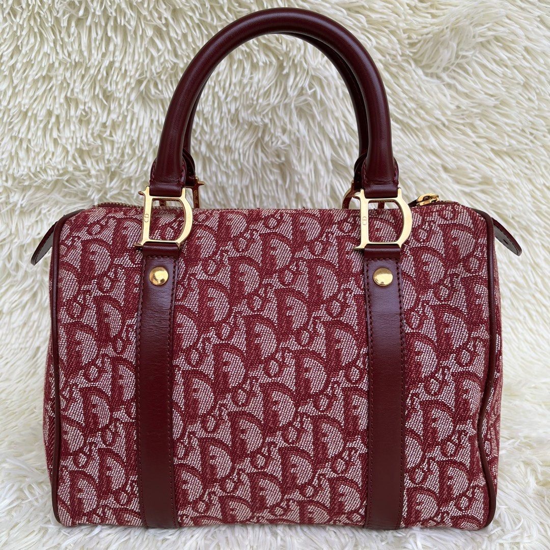 DIOR TROTTER OBLIQUE BOSTON 25, Luxury, Bags & Wallets on Carousell