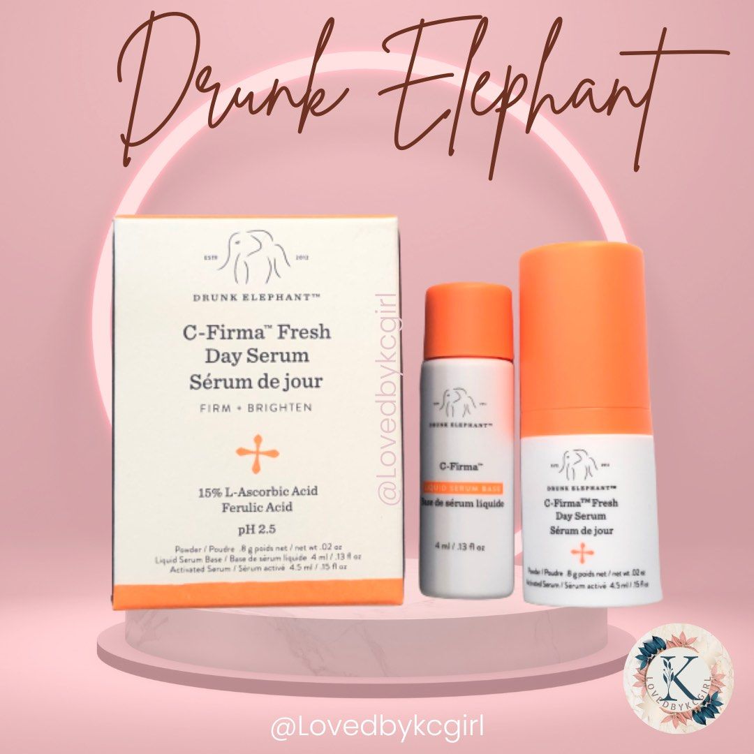 Sérum Anti-âge Drunk Elephant C-Firma Fresh à La Vitamine C - Neuf En Emballage Original